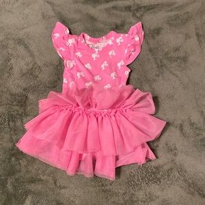Posh Peanut x Barbie onesie dress
